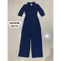 ราคา Lyn around จั๊มสูทสีน้ำเงินXS (23874399009)