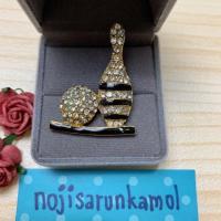 ราคา เข็มกลัดเพชร Swarovski (2062725349)