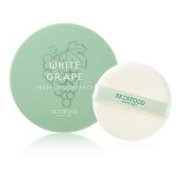 ราคา (ของแท้/ห่อแน่น) Skinfood White Grape Fresh Light Pact แป้งองุ่น (29005754)