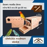 ราคา รังเพาะนก ฟอพัส เลิฟเบิร์ด ทรงปืน มีลิ้นชัก พร้อมส่ง! รังเพาะนกแก้ว บ้านนก กล่องเพาะนก รังนอนนก (13103377650)