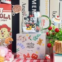 ราคา Disney’s Mickey & Minnie Mouse Glass Mugลิขสิทธิ์แท้จาก Disney Store Japan♥️ (57700751735)