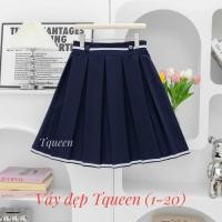 ราคา กระโปรงนักเรียนจีบสาวประถมและมัธยมต้นพร้อมกางเกงป้องกันสีฟ้าถ่าน (43826979216)