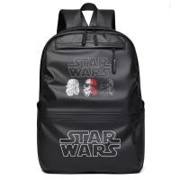 ราคา Elpizo Apparel Backpack STAR WARS Backpack กระเป๋าเป้ผู้ชายและผู้หญิง กระเป๋านักเรียนหนัง PU กันน้ํา (46501682657)