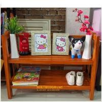 ราคา Sukthong@เเพร่ ชั้นวางรองเท้าไม้สัก 2ชั้น (1566632390)