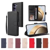 ราคา เคสหนังฝาพับ Vivo Y200 5G มีช่องใส่นามบัตร เคสกระเป๋า มีสายห้อยมือ (26320913157)