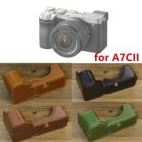 ราคา A7C2 Half Base Bag Body Case Cover Protector Shell เคสกระเป๋าหนัง PU แบบครึ่งฐาน สําหรับกล้อง Sony A7CII A7CM2 A7C II A7C Mark II Alpha 7C II ILCE-7CM2 (24251818194)