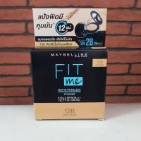 ราคา แป้งคุมมัน เมย์เบลลีน แป้งฟิตมี แมท+พอร์เลส 6 กรัม Maybelline Fit Me Matte+Poreless powder 6 g SPF 28PA+++ (19564237676)