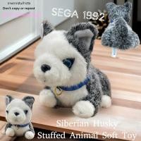 ราคา ตุ๊กตาน้องหมาไซบีเรียน ฮัสกี้ วินเทจขนเก่า สวยสะอาด SEGA 1992 ป้ายจาง Siberian Husky Stuffed Animal Soft Toy (20078633187)