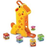 ราคา Fisher-Price Peek-a-Blocks Tumblin' Sounds Giraffe หยอดบล็อกยีราฟ **มือสอง** (20144242582)