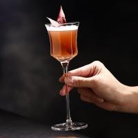 ราคา Rhombus Cocktail Glass Waist-Tight Champagne Goblet Small Capacity Dessert Wine Glass Red Wine Glass Creative Bar Cup (28302433532)