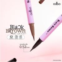 ราคา Odbo black-brown duo ink liner od3016 โอดีบีโอ แบล็ค-บราวน์ ดูโอ้ อิงค์ ไลเนอร์ ขนาด 0.3+0.3กรัม. (28451932063)