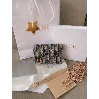 ราคา Dior Saddle Bloom Card Holder Blue Dior Oblique Jacquard พร้อมกล่อง มือสองสภาพดี Used like New (48403081270)