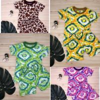 ราคา เสื้อผ้าเด็ก ชุดเซ็ทขาสั้น ผ้ามัดย้อม 2 ชิ้น เสื้อยืด คอกลม แขนสั้น + กางเกงขายาว/สั้น เอวสม็อค มีสินค้าพร้อมจัดส่ง (19515998125)