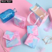 ราคา กล่องกระดาษ ลายหินอ่อน หลากสี สําหรับใส่เครื่องประดับ ต่างหู แหวน สร้อยคอ สร้อยข้อมือ กล่องของขวัญ (24152187637)