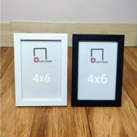ราคา กรอบรูป 4x6 นิ้ว กรอบรูปคู่ 4x6 กรอบรูปสีขาว ขอบหนา0.5นิ้ว (มีกระจก+ขาตั้ง) ของขวัญกรอบรูป (8047490673)
