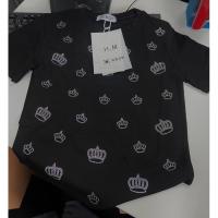 ราคา เสื้อยืดรีดเพชรมงกุฎงานป้าย HM (25012322412)
