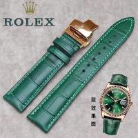 ราคา สายนาฬิกาหนังแท้สำหรับ Rolex Submariner, Daytona, Explorer, GMT-Master – สายหนังวัว/จระเข้ระดับพรีเมียมพร้อมตัวล็อค (43503445798)