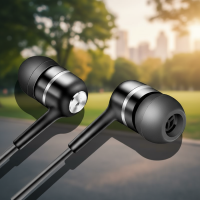 ราคา Newmsnr หูฟังอินเอียร์แบบมีสาย 3.5 มม. พร้อมไมโครโฟนและปุ่มควบคุม หูฟังซับวูฟเฟอร์ หูฟังเกมมิ่งอินเอียร์ตัดเสียงรบกวน หูฟังสเตอริโอ HD หูฟังตามหลักสรีรศาสตร์ (52550736433)