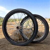 ราคา ชุดล้อสำเร็จรถเข็นสำเร็จรูป ดุมรถเข็น ใส่ยางนอกยางในแล้ว ขอบ 26x2 1/2 ขอบ17 (42123210304)