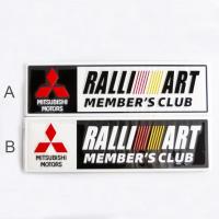 ราคา 1 x อลูมิเนียม Ralliart MEMBERS CLUB โลโก้รถ Auto ตกแต่งป้ายสัญลักษณ์สติกเกอร์รูปลอกสําหรับ MITSUBISHI มอเตอร์ Ralliart (44304257621)