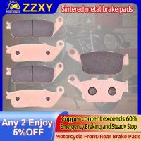 ราคา สําหรับ HONDA CB 650 F 2014-2018 CB 650 FA ABS CBR 650 F CBR 650 FA ABS 1 ชุดด้านหน้าและด้านหลังเผาโลหะเบรค Pads (26021108342)