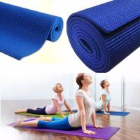 ราคา เสื่อโยคะ หนา 6 มม. ขนาดใหญ่ ยืดหยุ่นดี Yoga Mats (น้ำเงิน) (8702831370)
