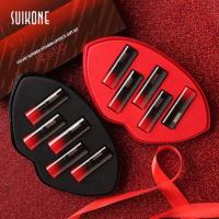 ราคา SUIKONE แท้ เซตลิปสติกจุ้บๆ 5 แท่ง เซตของขวัญ​ พร้อมส่ง​❇️ GG-888 (4418592920)
