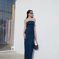 ราคา เดรสยีนส์zara เดรสเกาะอกยาวผ่าหลัง เรียบๆแต่สวยมากๆ สวยแบบ100% ตัวเนื้อผ้ายีนส์เป็นผ้ายีนส์แท้ไม่หนามาก (24462442223)