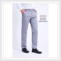 ราคา JAAOSHOP กางเกงสแล็คผ้ายืด ขากระบอกเล็ก สีเทาขาว (1317175367)