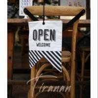 ราคา ป้ายเปิด-ปิด (OPEN-CLOSE) ผ้าแคนวาส Canvas พร้อมเชือกแขวนและจุ๊บยางสูญญากาศ (6336533494)