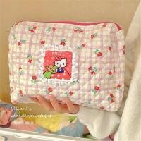 ราคา กระเป๋าเครื่องสําอาง ลายคิตตี้ แมวน่ารัก ความจุขนาดใหญ่ แบบพกพา สไตล์เกาหลี สําหรับนักเรียนผู้หญิง (20692846200)