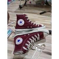 ราคา Converse made in U.S.A. แดงมารูน เบอร์5 39/24.5ลงได้ (27324996633)