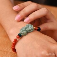 ราคา สร้อยข้อมือสำหรับผู้หญิง หยกโบราณลายต้นไม้ สร้อยข้อมือแฟชั่นเครื่องประดับเงิน เพิ่มโชคและบุคลิกภาพตามวัฒนธรรมภาคใต้ของจีน สีแดงและสวยงามในสไตล์เอเชีย (53201958507)