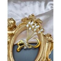 ราคา เข็มกลัดชุปทองประมุกแท้ (26232733945)