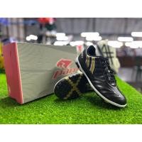 ราคา {รับประกันสินค้าของแท้100%} รองเท้าฟุตบอล100ปุ่ม Pan Wave II Turf PF-15-AN (สีดำทอง) (25146782718)