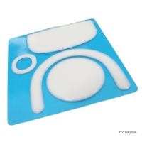 ราคา Fol 1 ชุดเมาส์สเก็ต Glides Feet Pad Mouse Feet สติกเกอร์สําหรับ GPROX Superlight 2 เมาส์รอบขอบโค้งฟุต (46402462254)