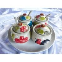 ราคา ชุดเครื่องปรุงเซรามิค+ช้อน โถเครื่องปรุงก๋วยเตี๋ยวพร้อมถาดรอง (22119618049)