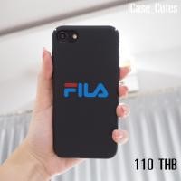 ราคา พร้อมส่งจากไทยเคสไอโฟนเคสแข็ง fila ดำ i5,5s,se,6,6s,6+,6s+,7,7+,8,8+,X 110 บาท (1309024357)