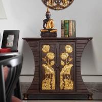 ราคา ตู้วางของ ตู้ข้างเตียง ตู้ใส่ของ ตู้วินเทจ ตู้โบราณ ตู้เก็บของ ตู้แกะสลัก ตู้ไม้ (4835794104)