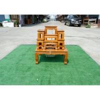 ราคา โต๊ะหมู่ บูชา ไม้สัก หน้า 5 หมู่ 7 สีไม้สักทอง (1087967961)