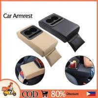 ราคา กล่องเบาะรองนั่งที่เท้าแขนในรถยนต์พร้อมที่วางแก้วที่นั่งด้านหลังเพิ่มที่วางรองรับข้อศอก เบาะรองแขนร (27459081961)