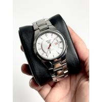 ราคา Seiko 5 Automatic 21 Jewels (7S26) “หน้าปัดเงินสองชั้น ดีไซน์สปอร์ต สวยหรูมากๆครับ หลักพรายน้ำกรอบเงิน (25809440444)