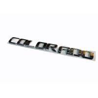 ราคา โปรเด็ด แผ่นป้ายโลโก้ Colorado สีชุบโครเมี่ยม กระบะแปะท้ายกระบะ Chevrolet Colorado (45300276104)