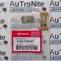 ราคา ผ้าเบรคหน้า SPRING PAD CALIPER 45208-KWB-601 Original Honda Revo Blade 110 Supra 125 Sonic 150 45208KWB601 (40055821121)