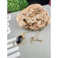 ราคา สร้อยคอวินเทจตอกแบรน์ดหุ้มทองพร้อมจี้กัลปังหาดำ ช่วยป้องกันอันตราย (29267426447)