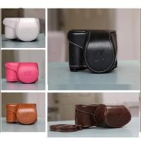 ราคา High quality Vintage PU leather Camera Bag Case Cover Pouch for Sony A5000 A5100 A6000 A6100 A6300 A6400 Nex6 Camera (27369195203)