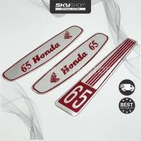 ราคา ชุดสติ๊กเกอร์โลโก้ HONDA CUB C65 EMBLEM HONDA CUB TANK STICKER (S) (27981698916)