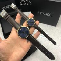 ราคา [บรรจุภัณฑ์กล่องต้นฉบับ Order ของแท้] มี No Better Movado ในตลาด (Movado) นาฬิกาสายหนังแท้สวิส ULTRA SLIM ULTRA-Thin Quartz รุ่นคู่ (49803804946)