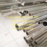 ราคา ท่อสแตนเลส 1-1/4" นิ้ว (OD 31.75 มม.) หนา 1.2 มม. 6 mtr ยาวเงาเครื่องประดับท่อสแตนเลส 201 (48352956642)