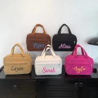 ราคา ส่วนบุคคลเย็บปักถักร้อยผ้าลูกฟูกแฟชั่นแต่งหน้ากระเป๋าฟรีที่กําหนดเองชื่ออเนกประสงค์แบบพกพาเดินทางถุงเก็บสันทนาการกระเป๋าถือ (28340143345)